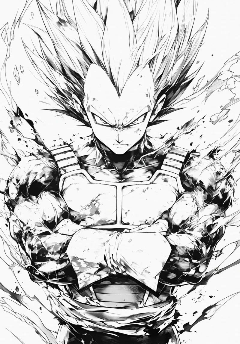 Vegeta black and white pellicola backlit da CreativeStudio