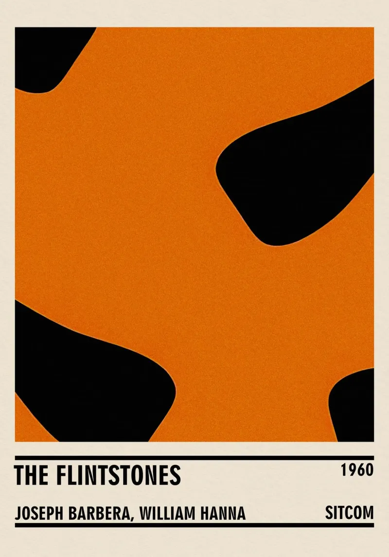 The Flintstones tela con Cornice a cassetta da TheArtstudio