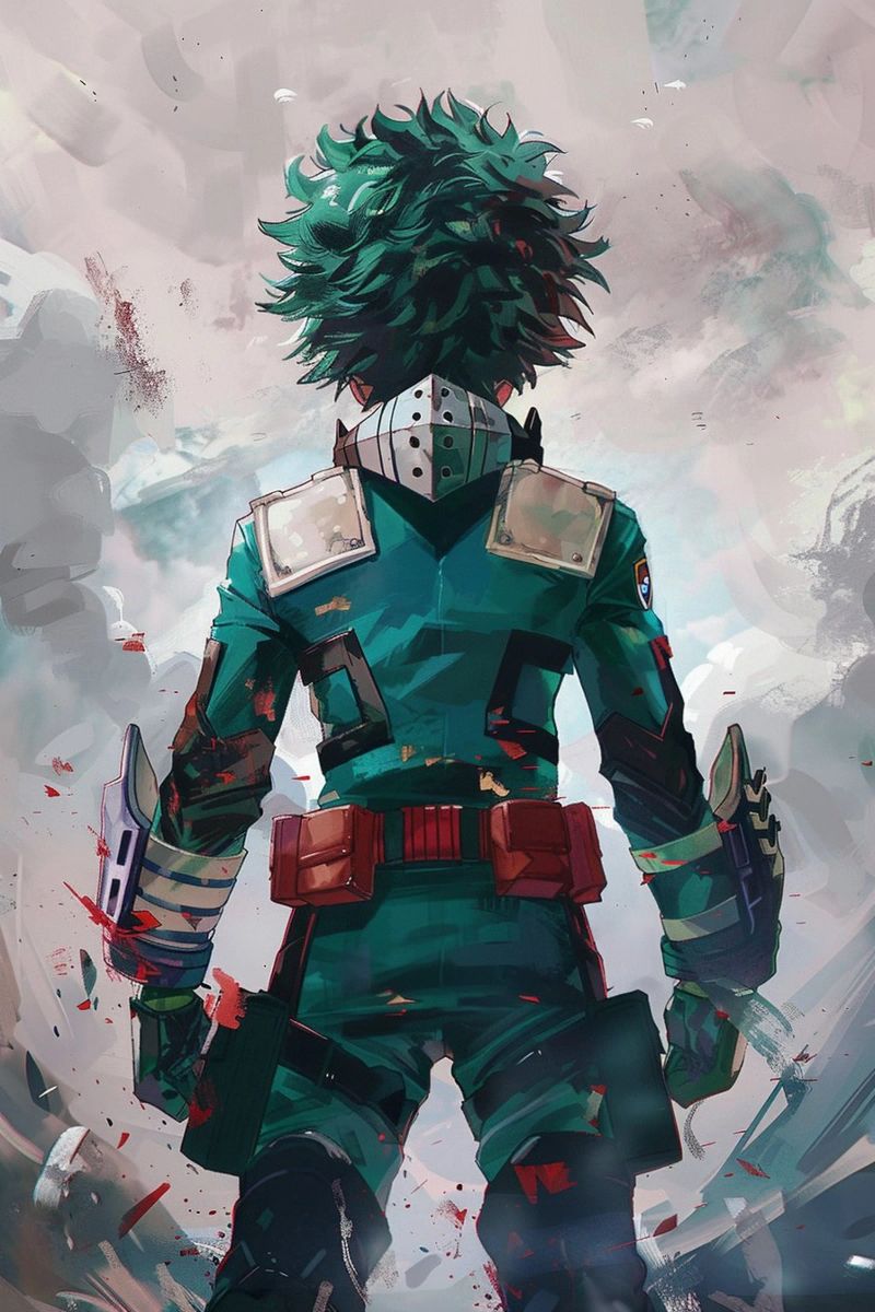 Midoriya Izuku From My Hero Academia pellicola backlit da CreativeStudio
