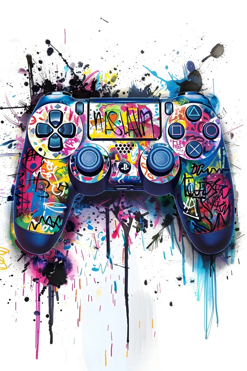 PlayStation controller plexiglass da FreeArtStudio