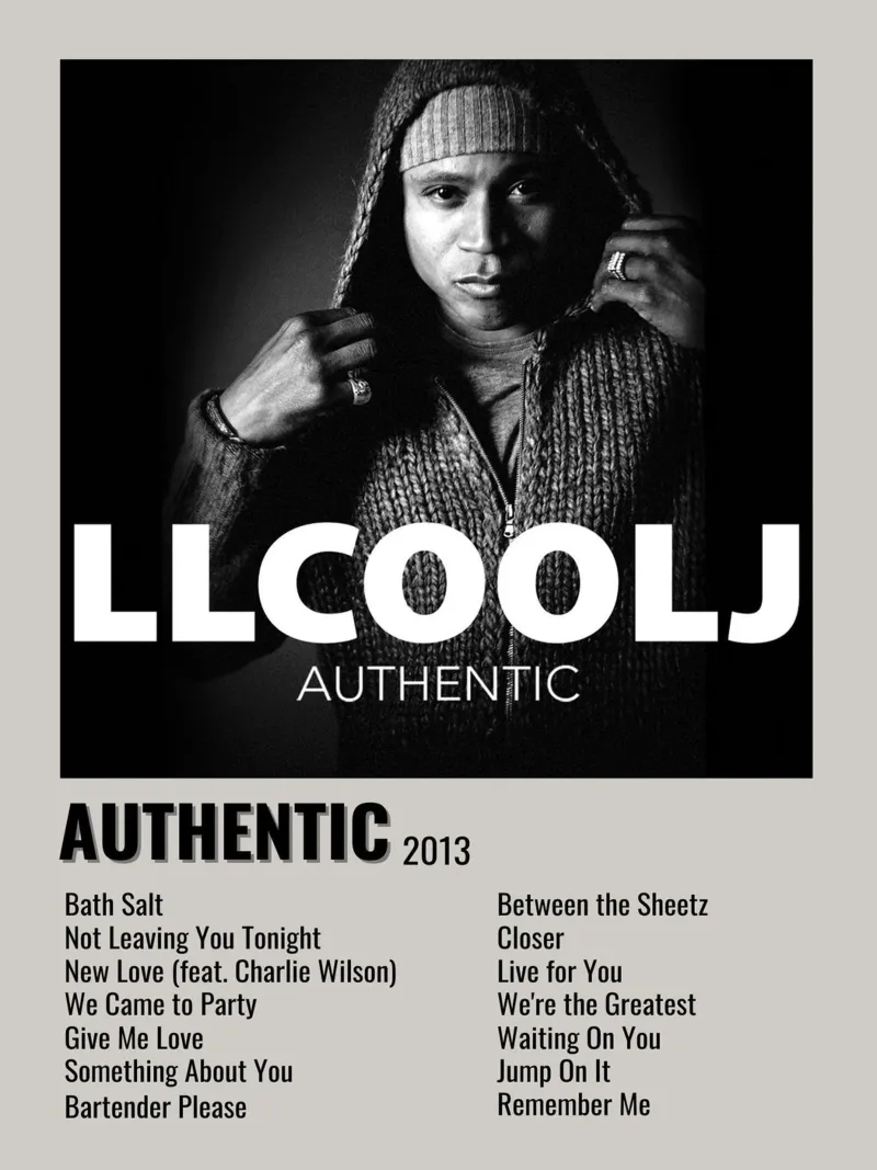 LLCOOLJ AUTHENTIC 2013 carta hahnemühle da SoundStudio