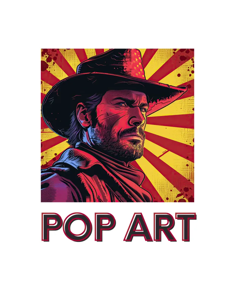 Pop Art - Vaquero metacrilato de Nikis Art Studio