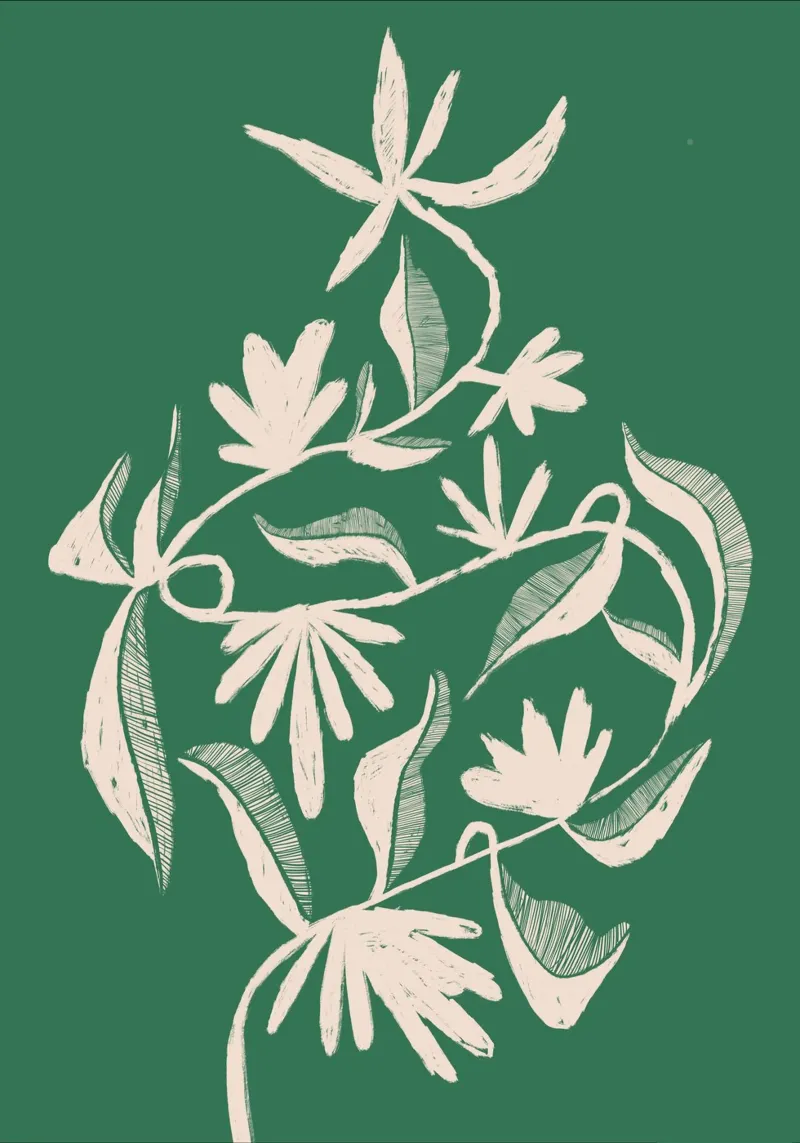 Green Botanics pellicola backlit da ni-ja artboutique