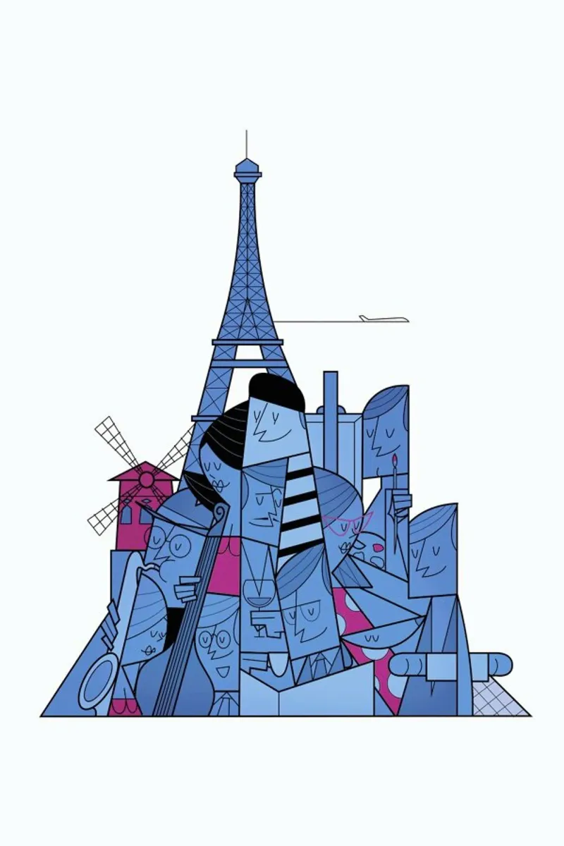 Paris pellicola backlit da Ale Giorgini