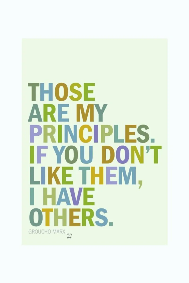 Groucho Principles pellicola backlit da Visual Philosophy