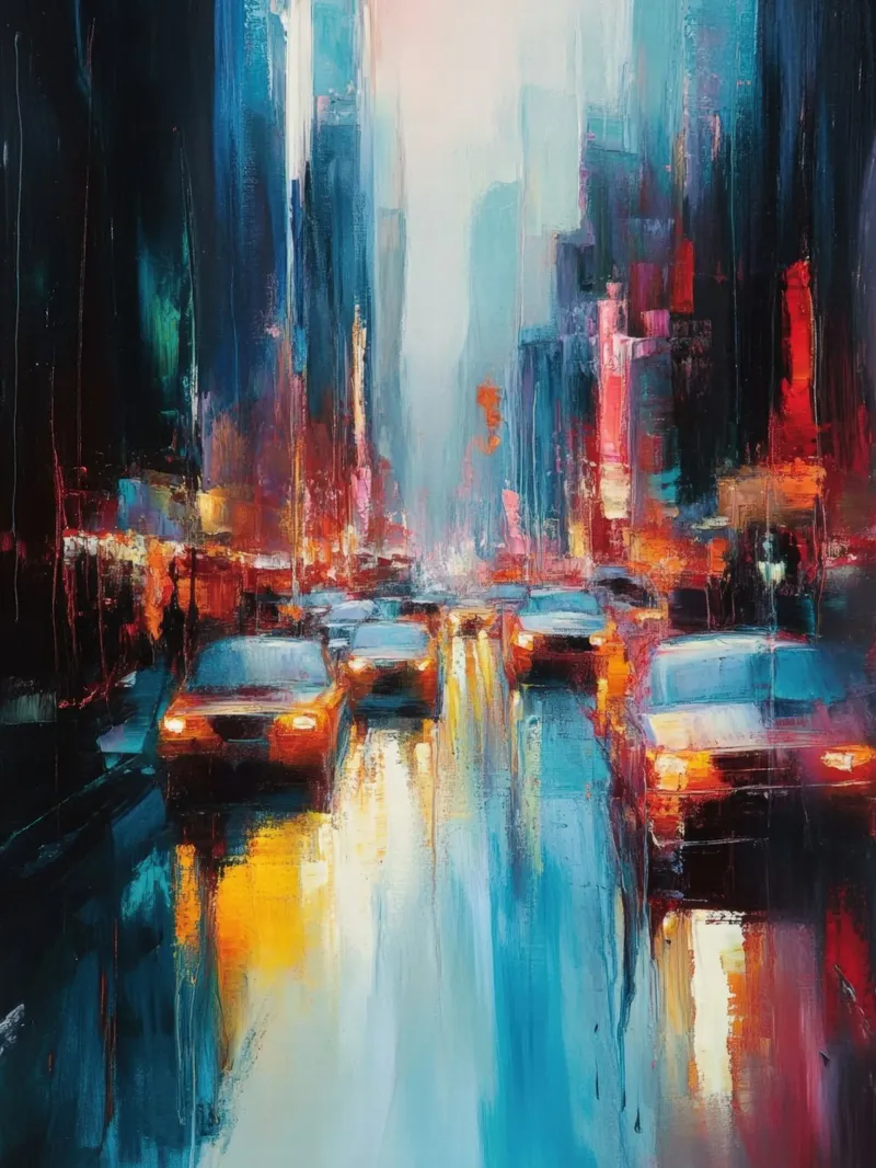 NYC pellicola backlit da Art Unleashed