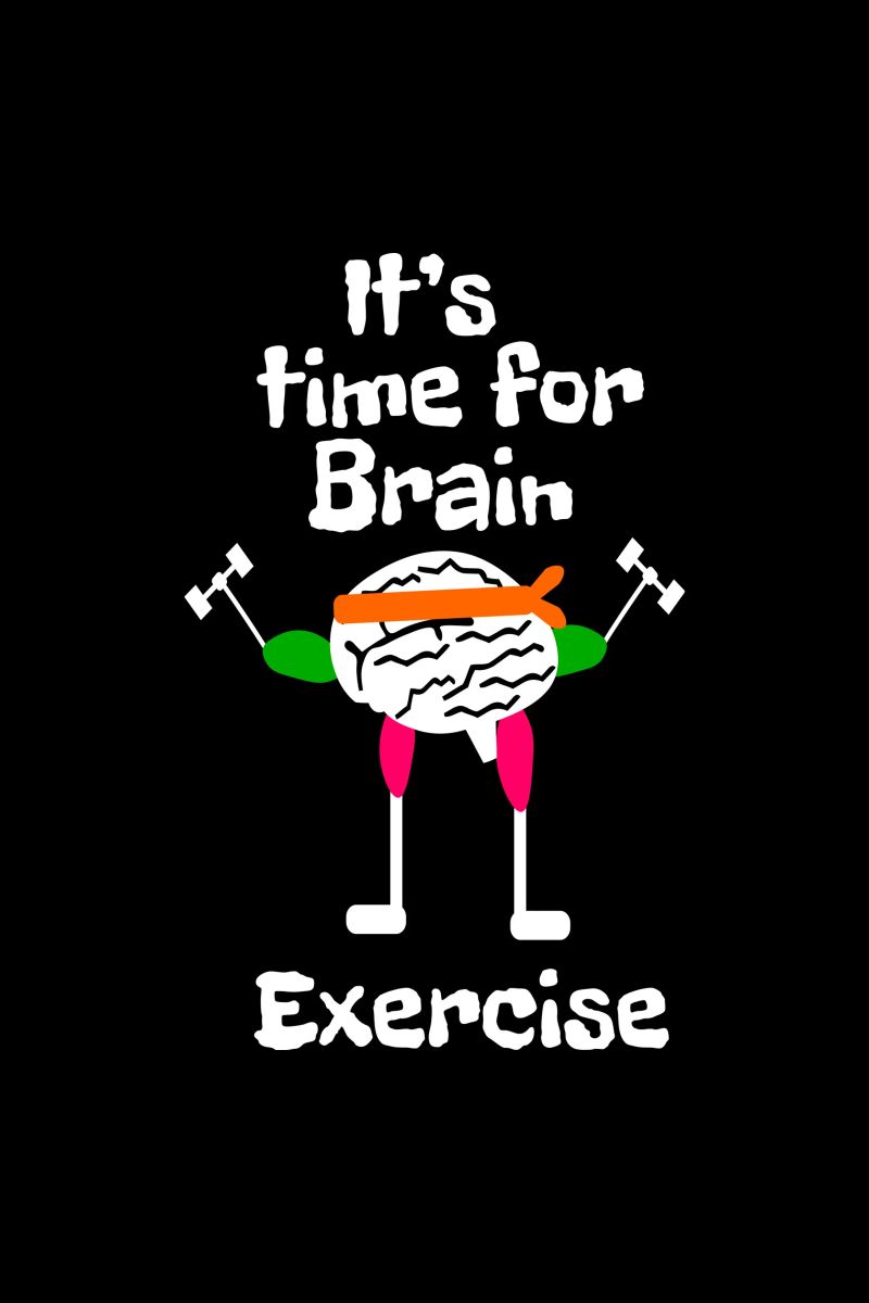 It's time for brain exercise poster da happieeagle