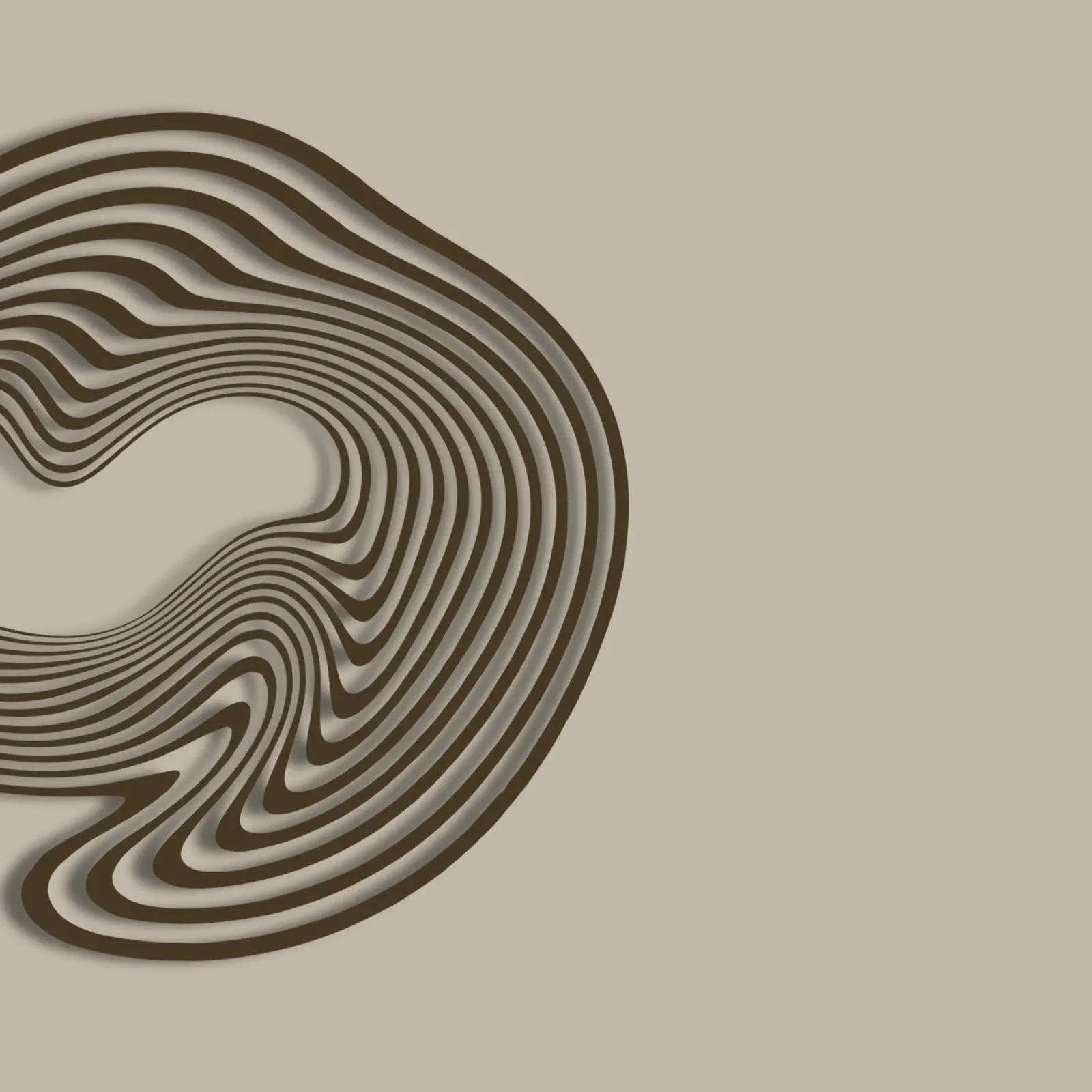 Elegant Vibration poster with wooden frame by Épure design
