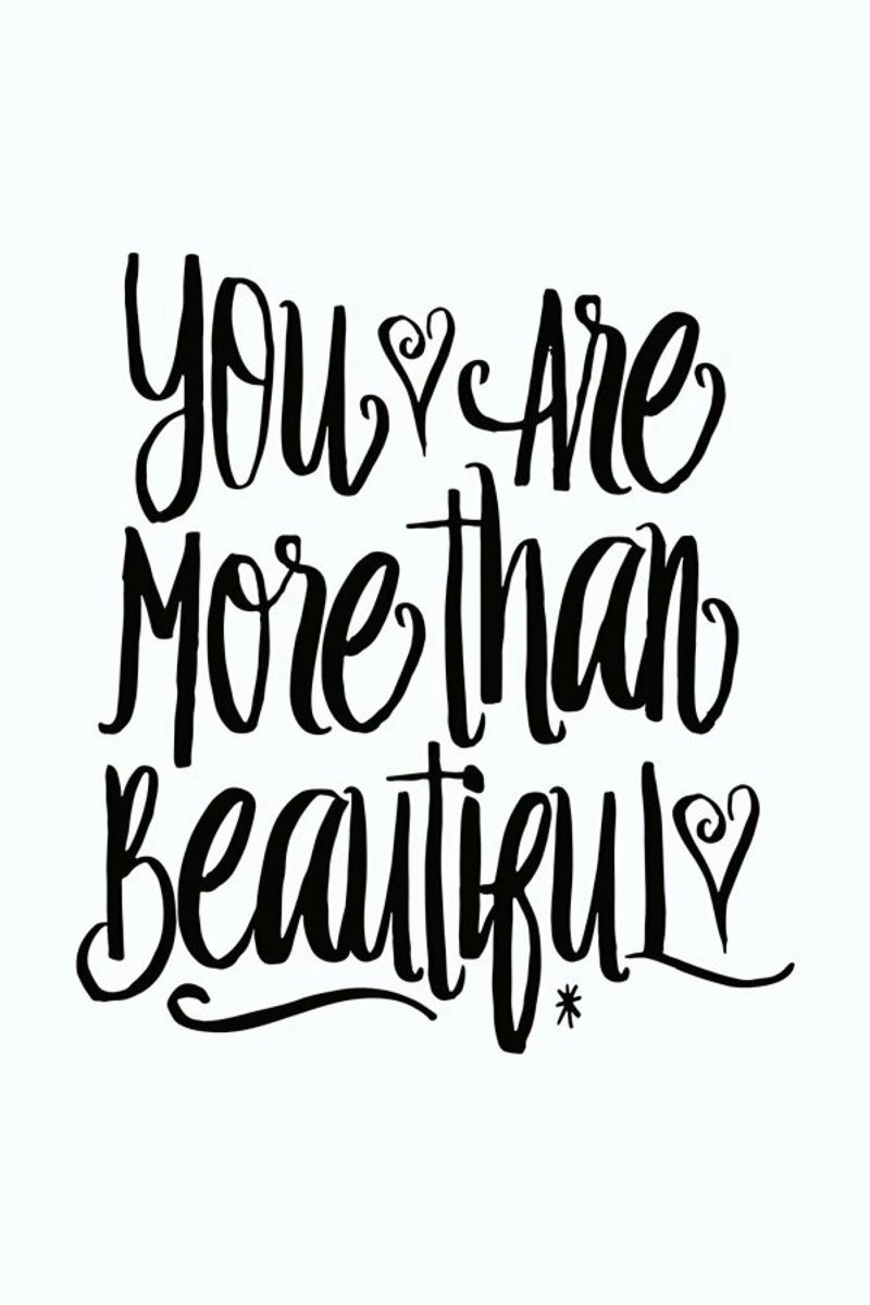You Are More Than Beautiful Poster von Honeymoon Hotel