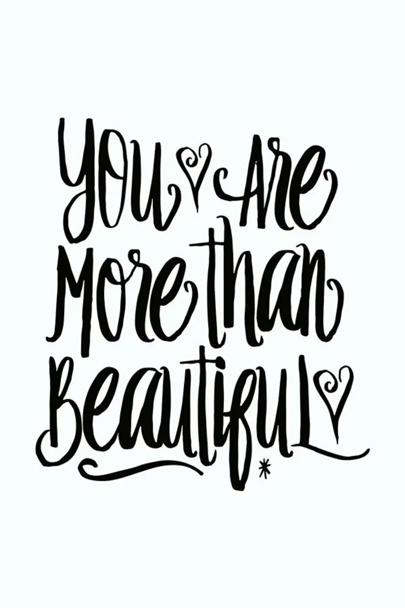 You Are More Than Beautiful pellicola backlit da Honeymoon Hotel