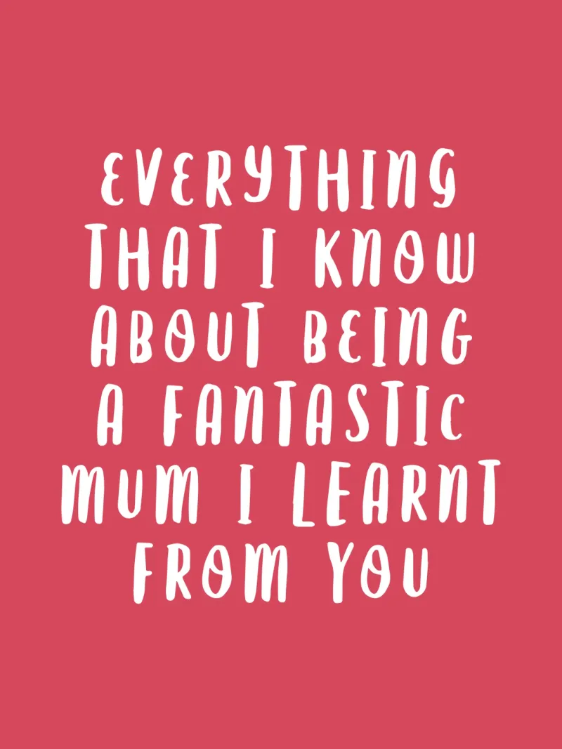 Everything That I Know About Being a Fantastic Mum I Learnt canvas by THE MOTIVATED TYPE