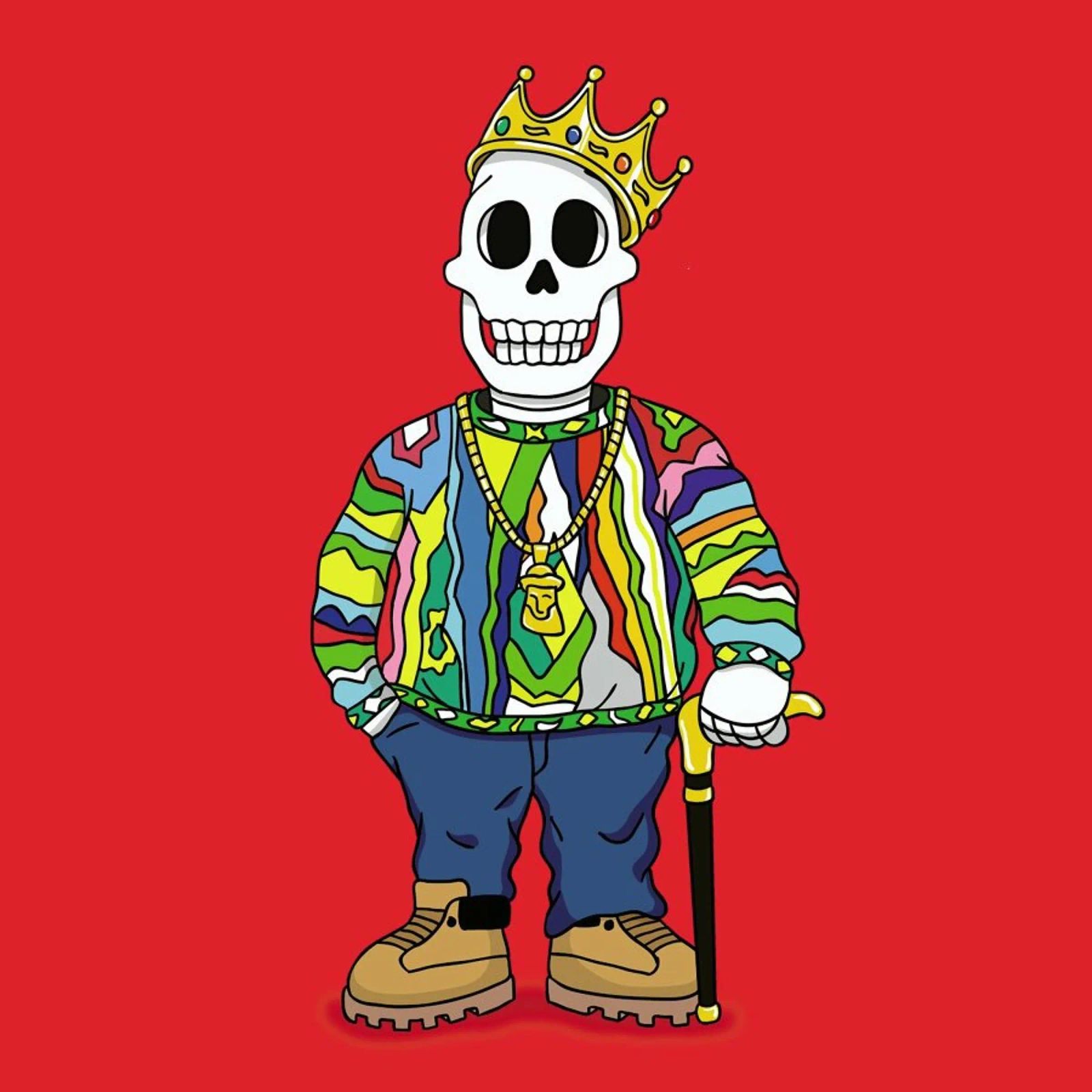 Biggie Skull metacrilato de Zhi Yun Zhang