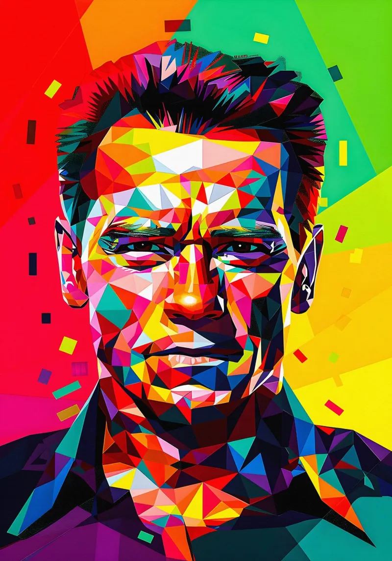 Arnold Schwarzenegger pellicola backlit da HopeStudio