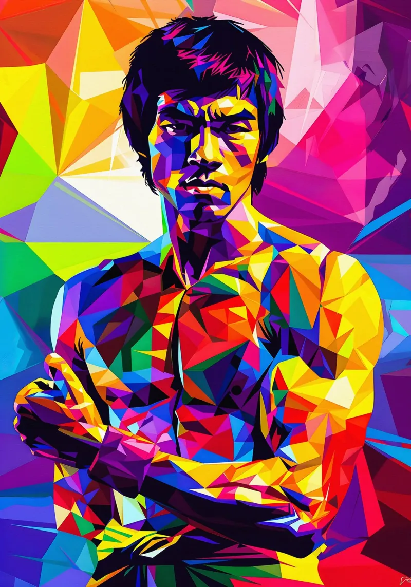 Bruce Lee Poster von HopeStudio