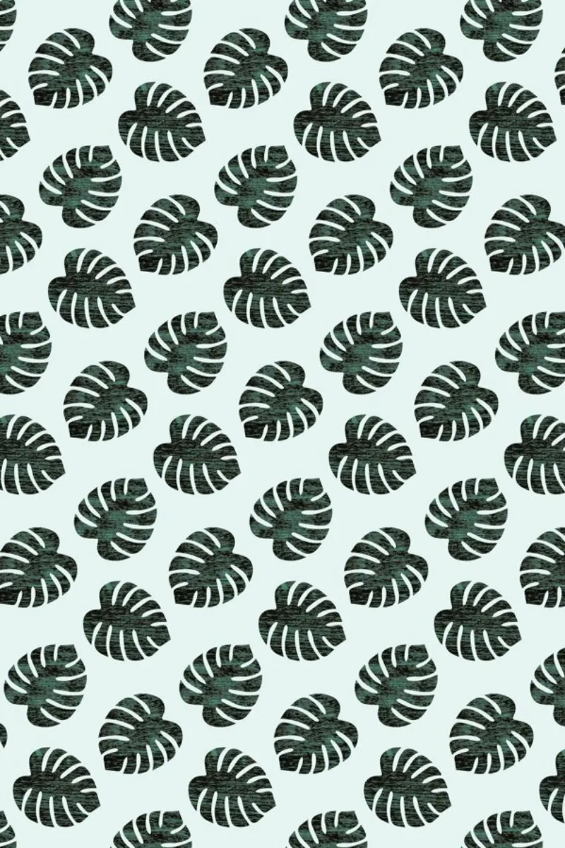Monstera Pattern hahnemühle de Karin Bijlsma
