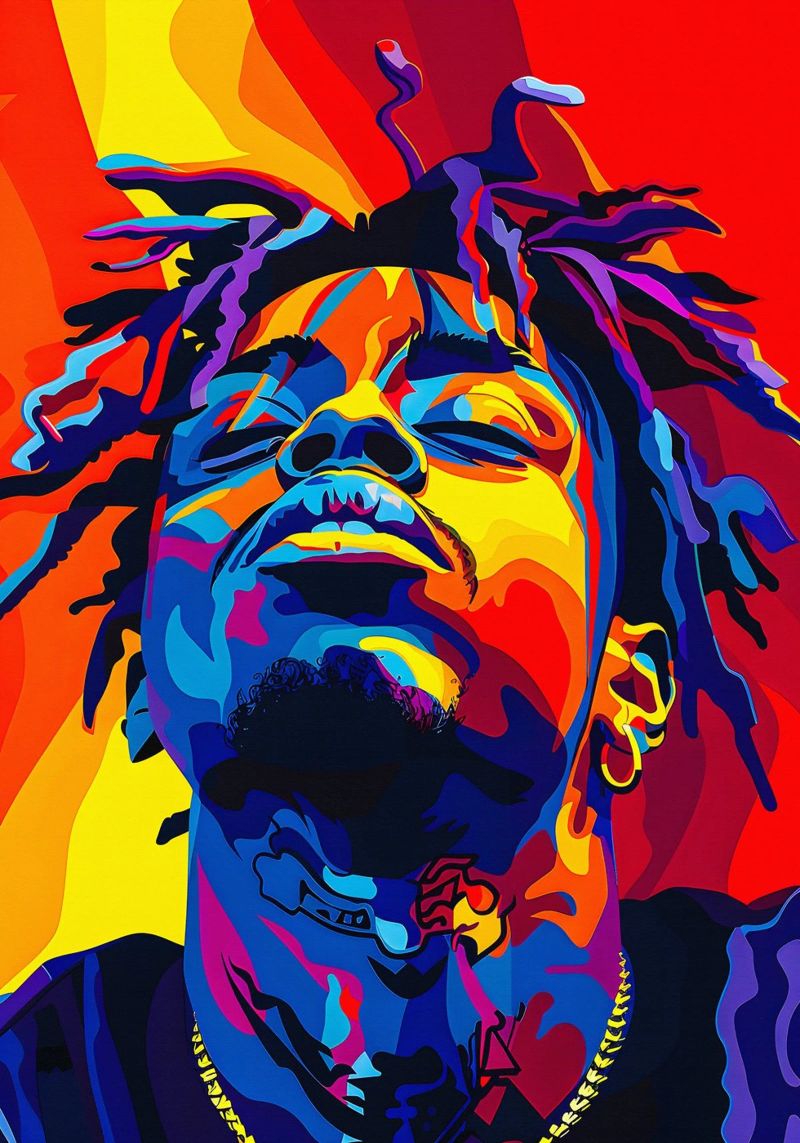 Juice Wrld poster by HopeStudio