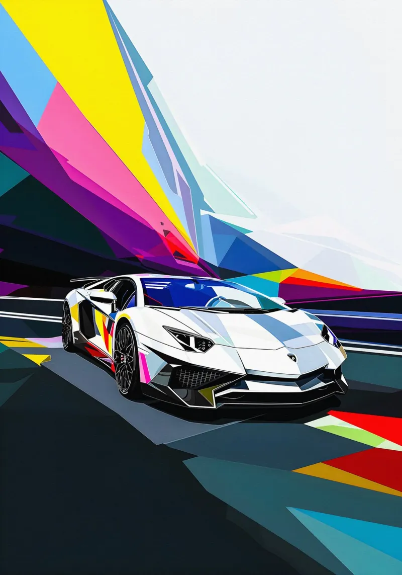 Lamborghini Adventador pellicola backlit da HopeStudio