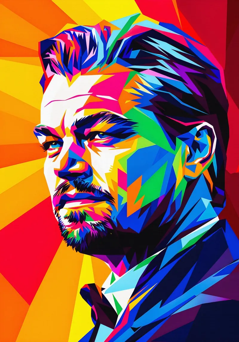 Leonardo DiCaprio pellicola backlit da HopeStudio