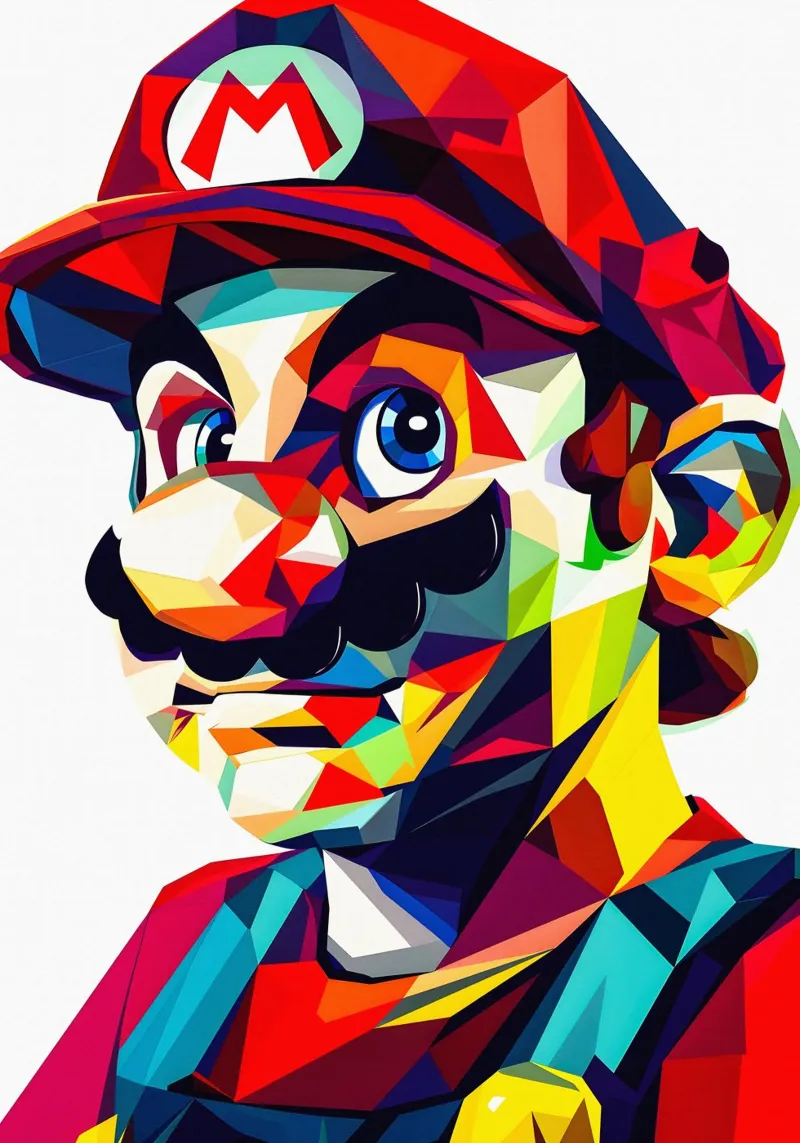 Wpap Mario pellicola backlit da HopeStudio