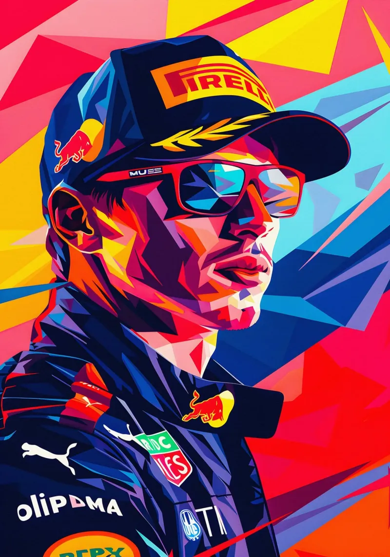 max verstappen pellicola backlit da HopeStudio