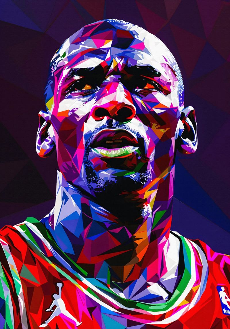 Michael Jordan poster by HopeStudio