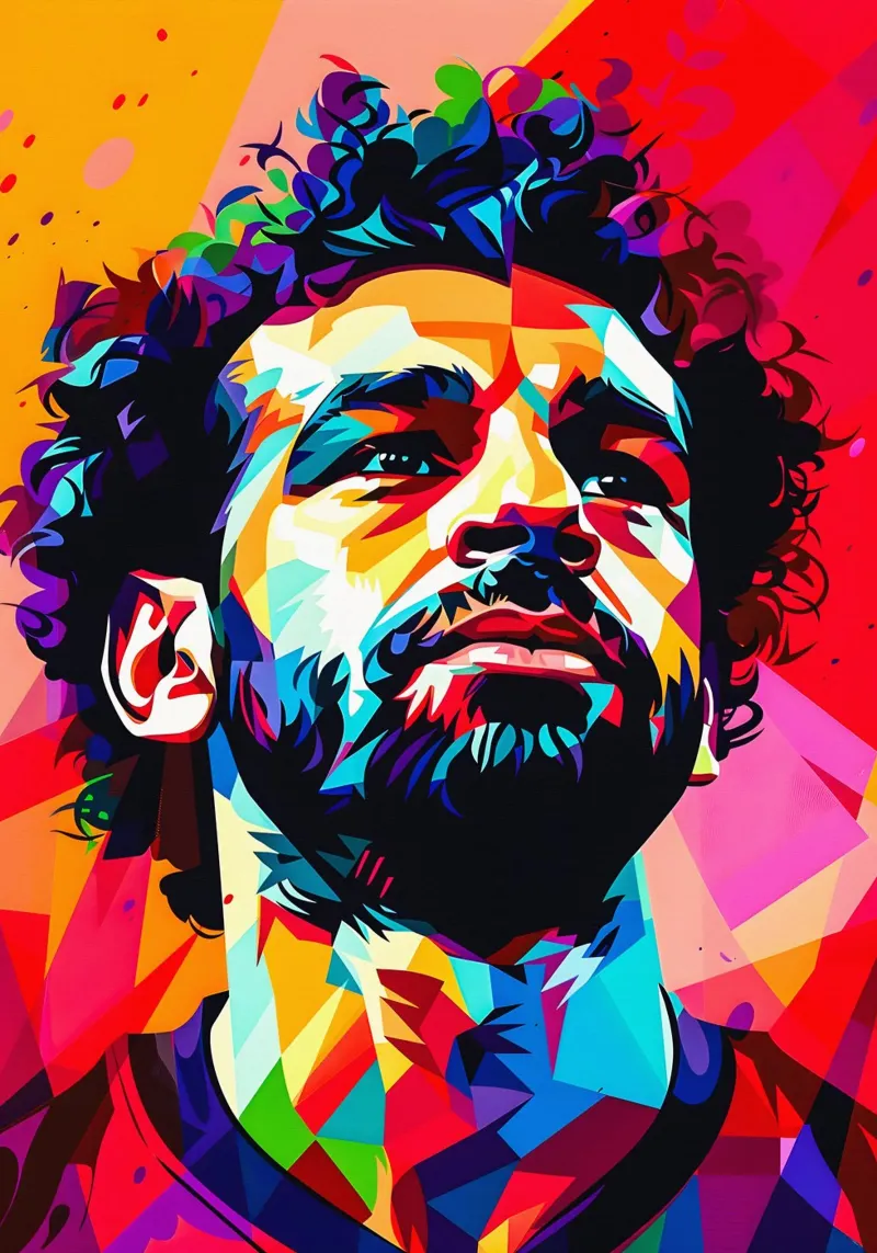 mohamed salah pellicola backlit da HopeStudio