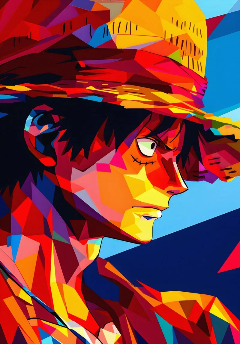 monkey d luffy pellicola backlit da HopeStudio