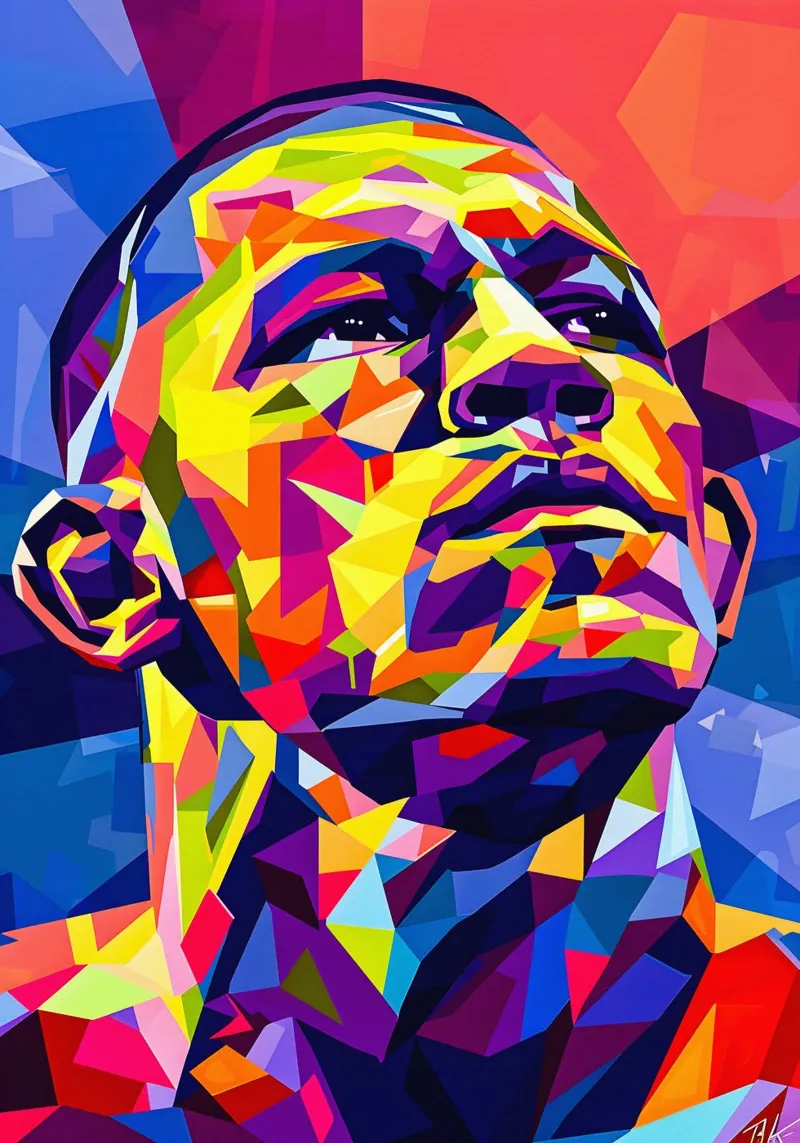 Nate Diaz UFC plexiglass da HopeStudio