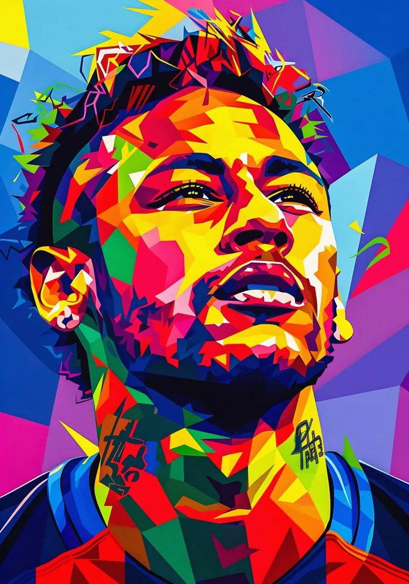 Neymar pellicola backlit da HopeStudio