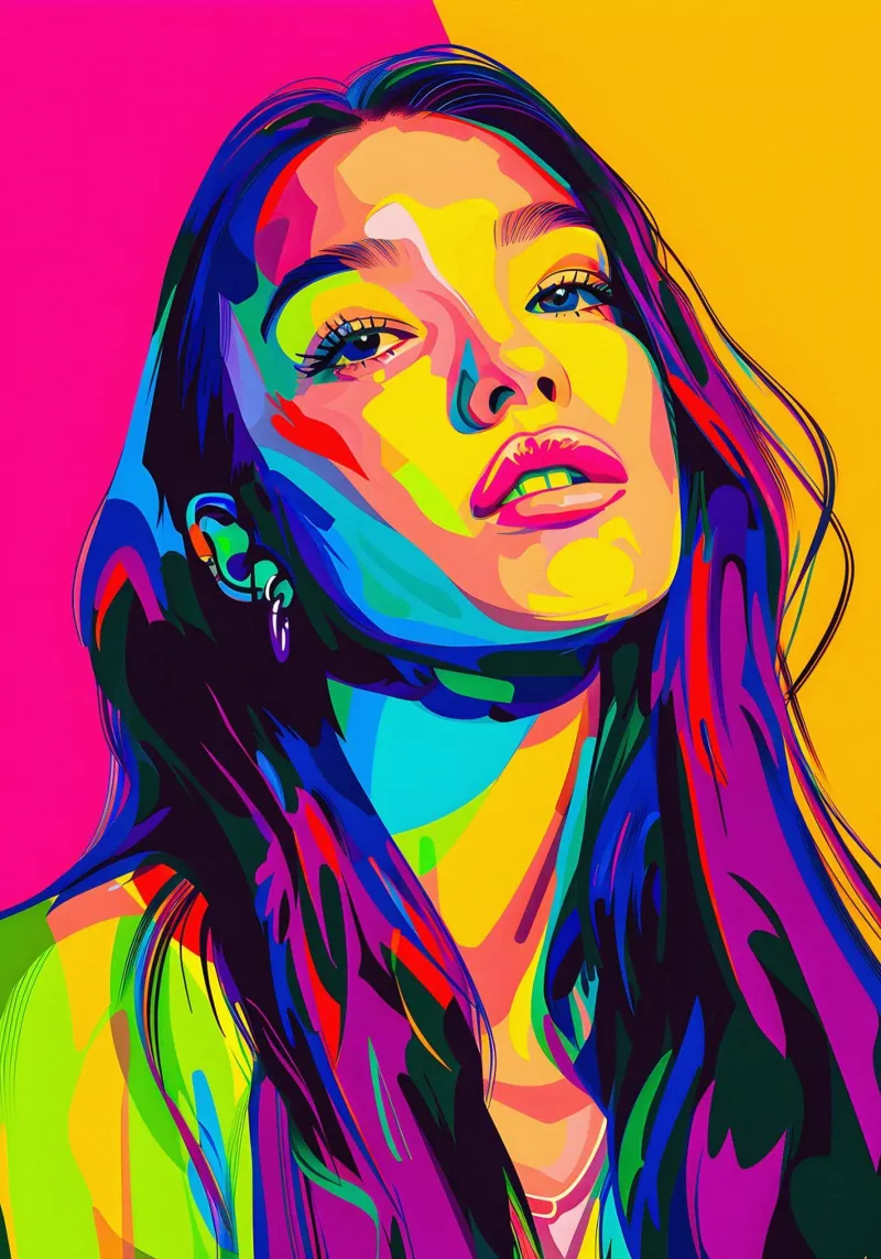Olivia Rodrigo pellicola backlit da HopeStudio