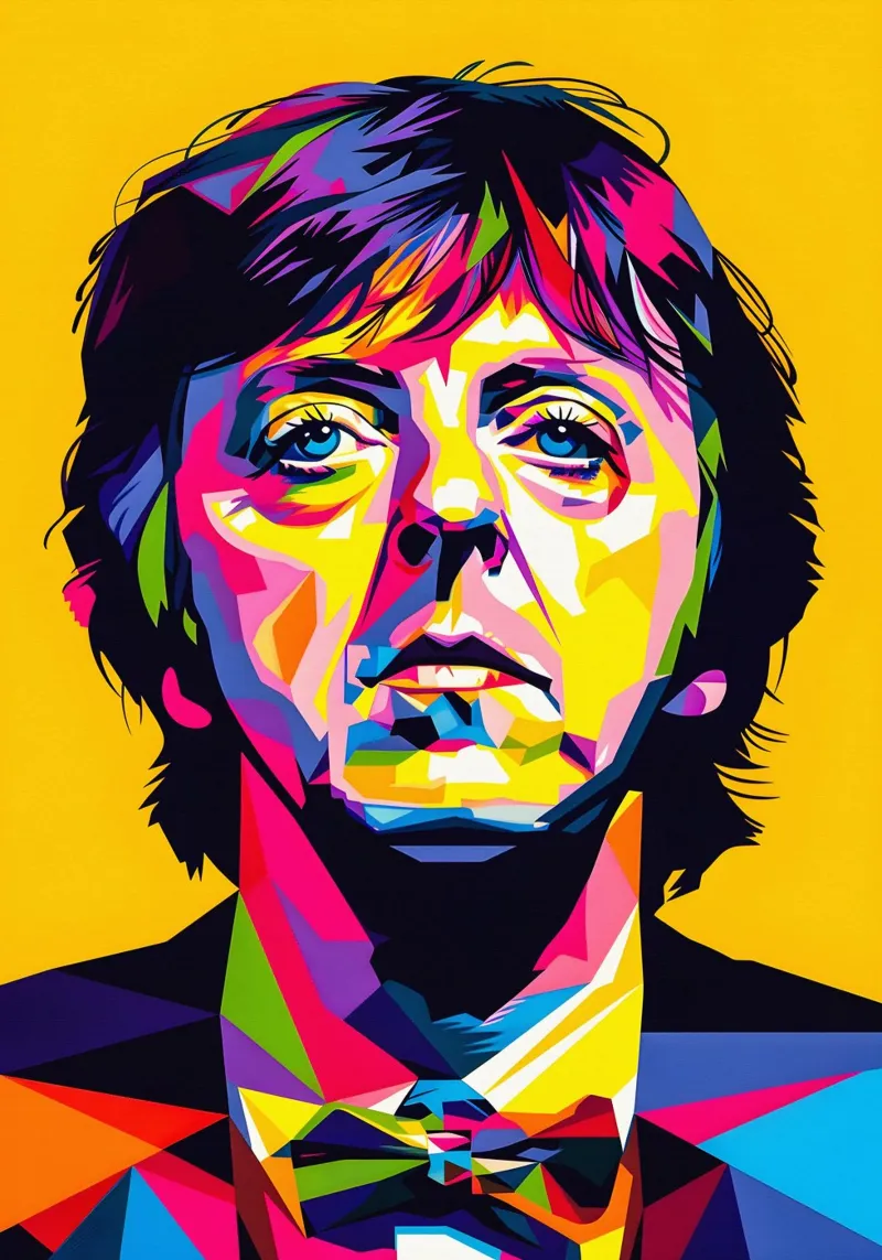 Paul Mc Cartney backlit film by HopeStudio
