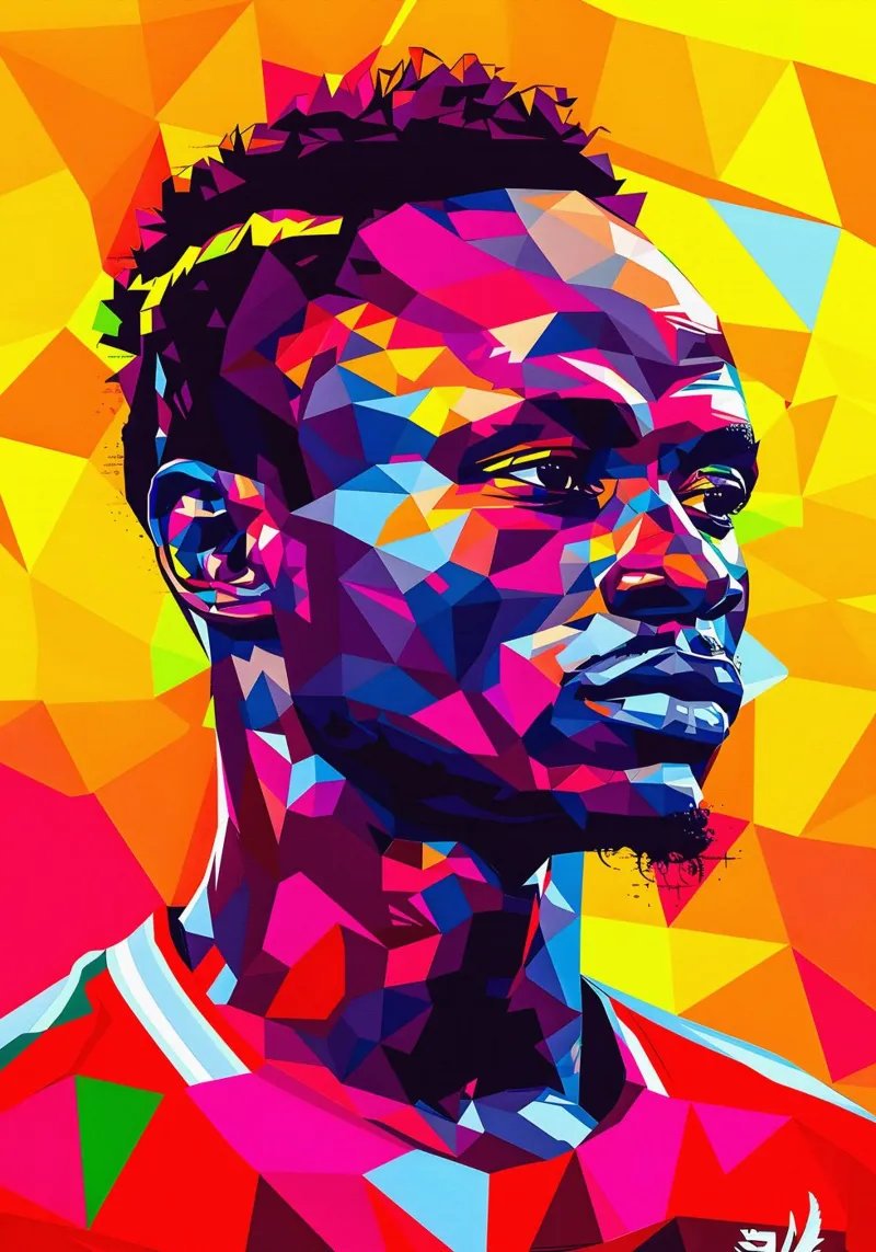 Sadio Mane pellicola backlit da HopeStudio