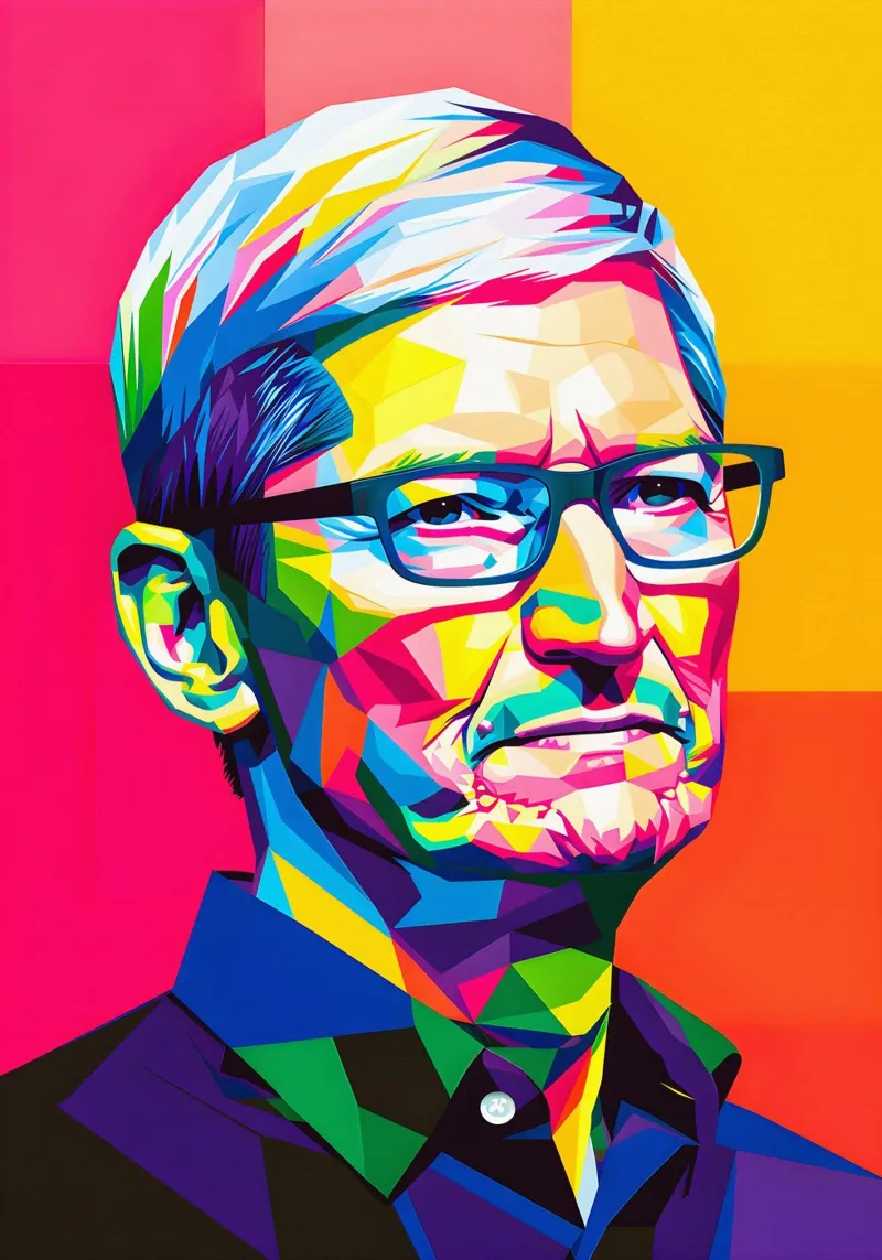 Tim Cook pellicola backlit da HopeStudio