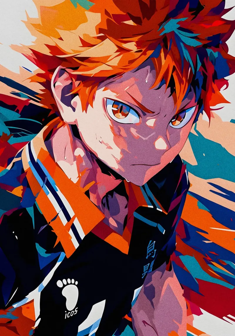 Shoyo Hinata From Haikyu!! carta hahnemühle da HopeStudio