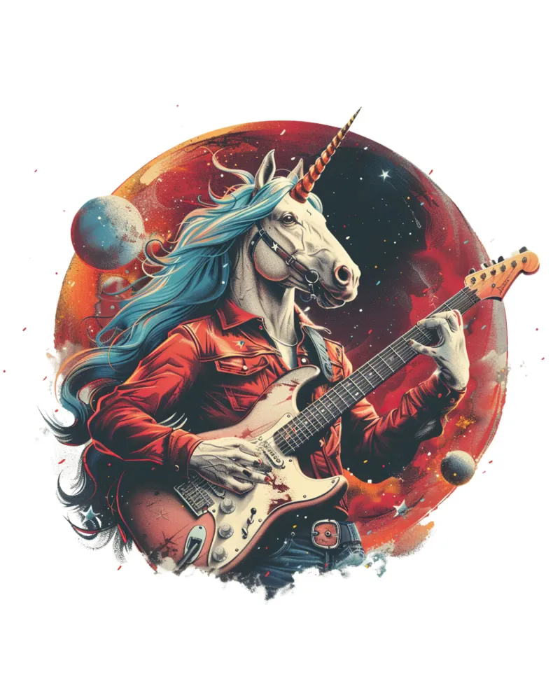 Celestial Unicorn poster da Nikis Art Studio