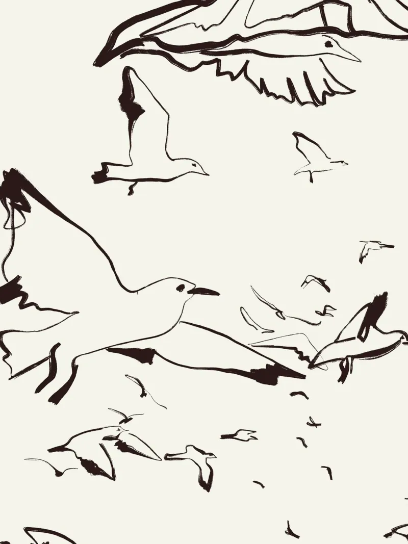 Birds alu-dibond by Urban Art Draw