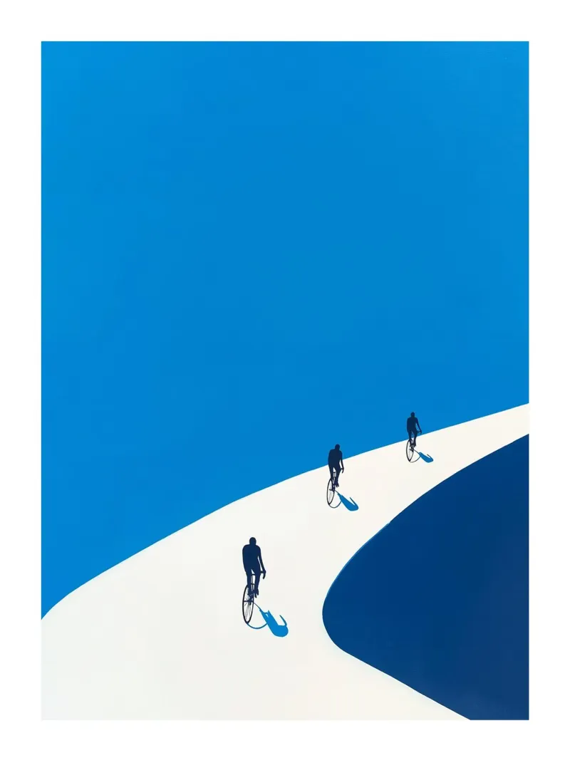 Poster per ciclisti minimalisti poster da DWA