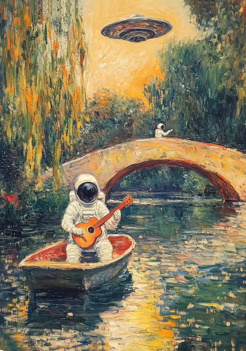 Ballad to the river Hahnemühle von Dikhotomy