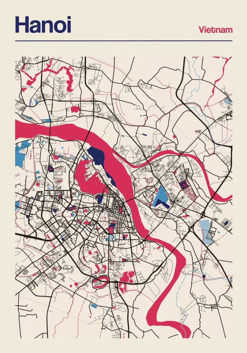Hanoi Flow poster da MOOODZART