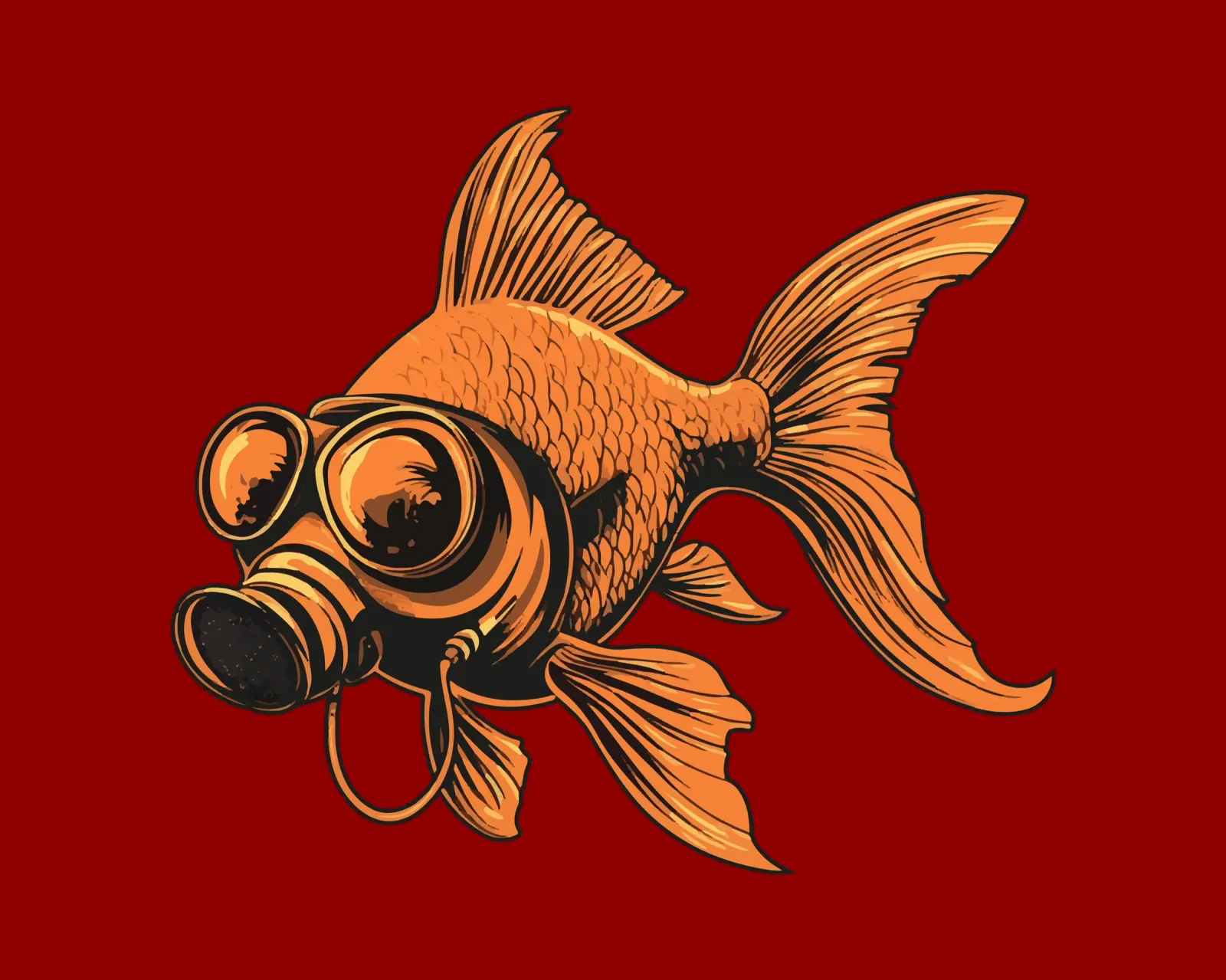 Fishy acrylic glass by Too Graphic
