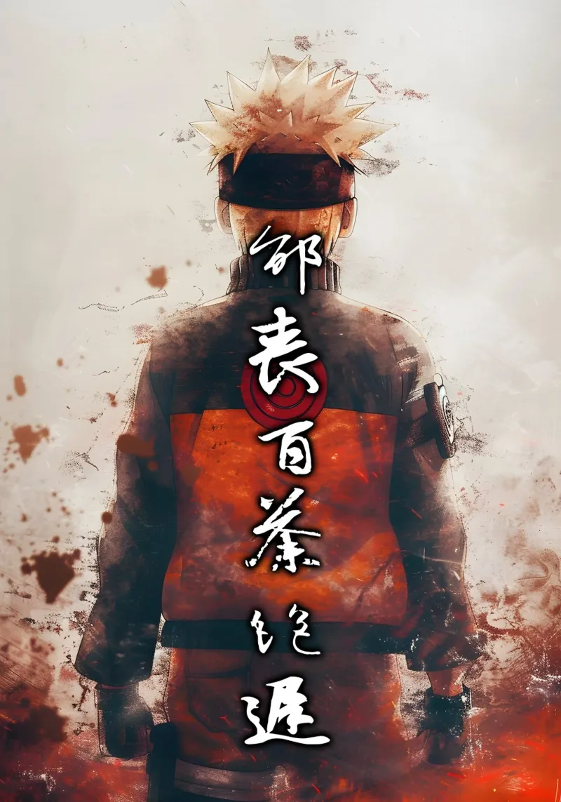 Naruto Uzumaki pellicola backlit da CreativeStudio