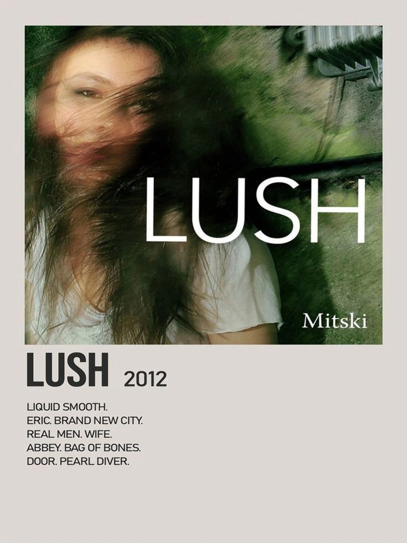 Mitski 2012 Lush Album Cover Bedroom Poster von SoundStudio