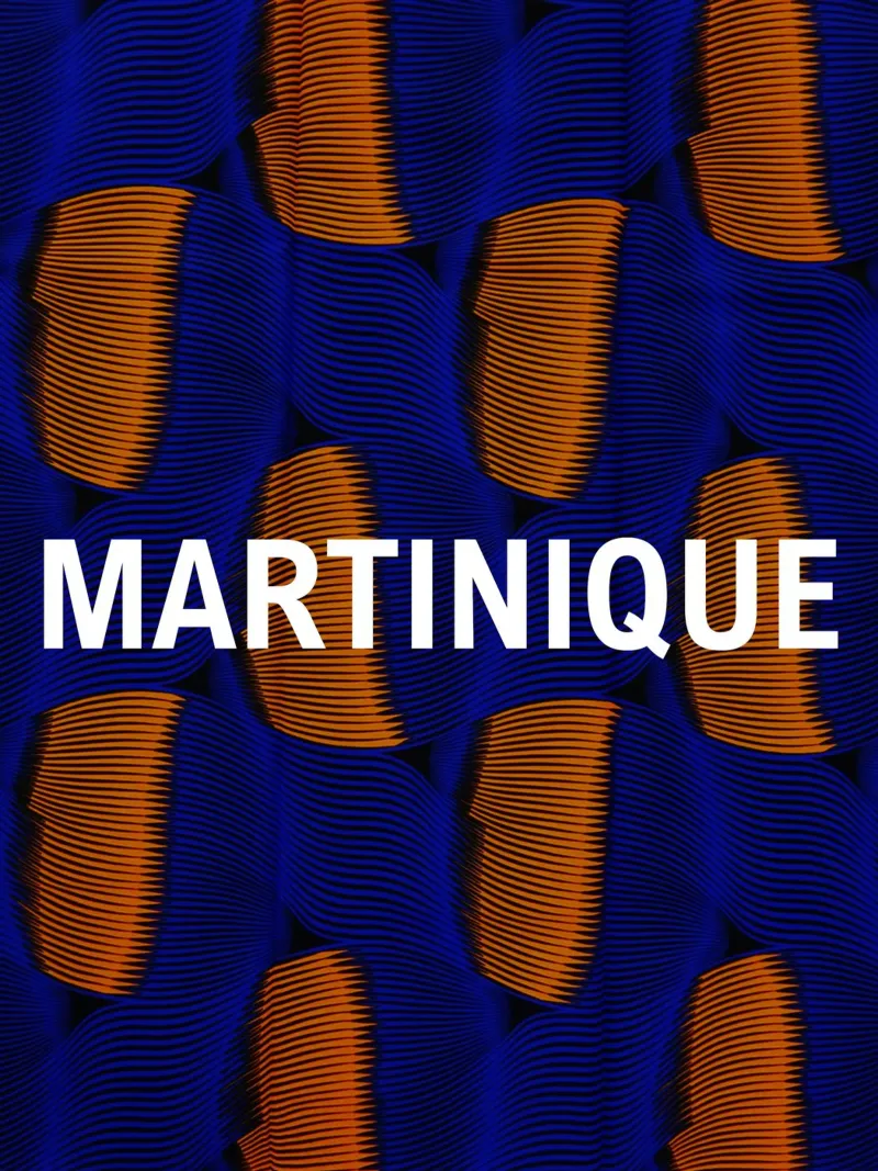Martinique poster con telaio in alluminio da Mathudace Créas