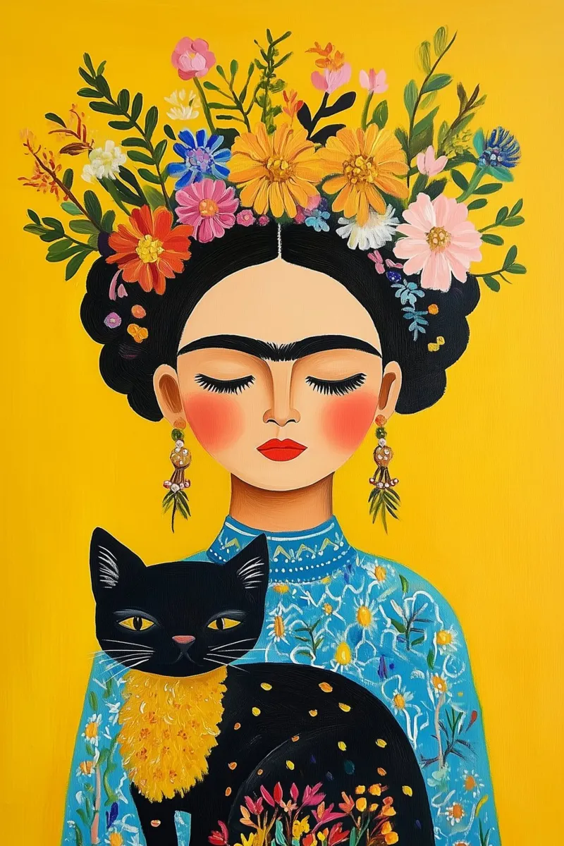 L'eleganza botanica di Frida pellicola backlit da Carinaprint