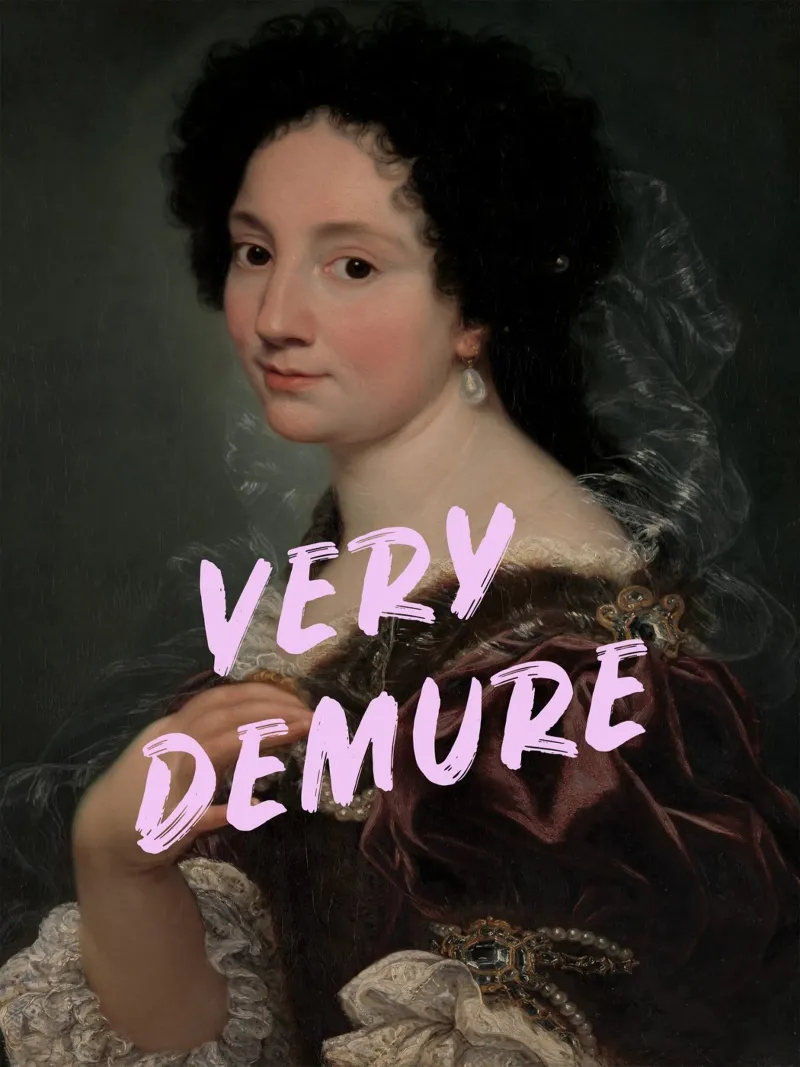 Very Demure Altered Art plexiglass da GraceDigitalArtCo