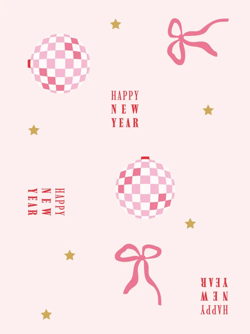 New Year Pattern Acryl-Glas von janamossmann