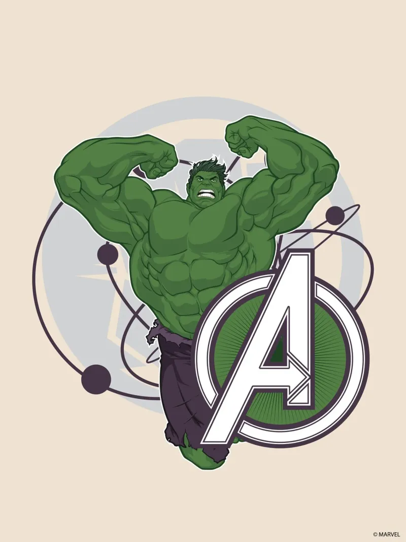 Hulk carta hahnemühle da MARVEL Designs by JUNIQE
