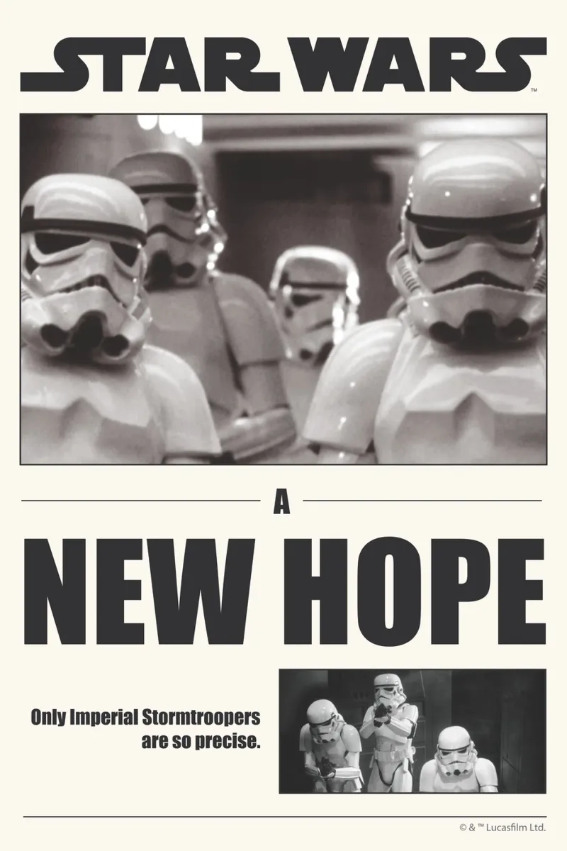 A new hope carta hahnemühle da Star Wars