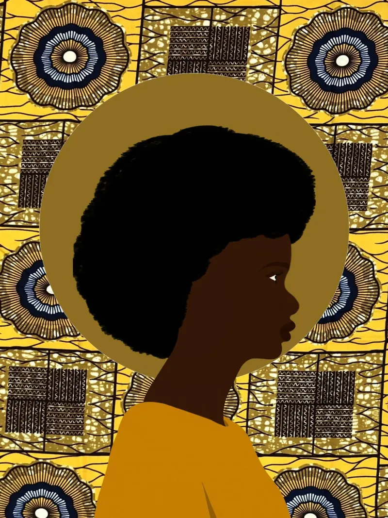 Afro Zahira hahnemühle by Mathudace Créas