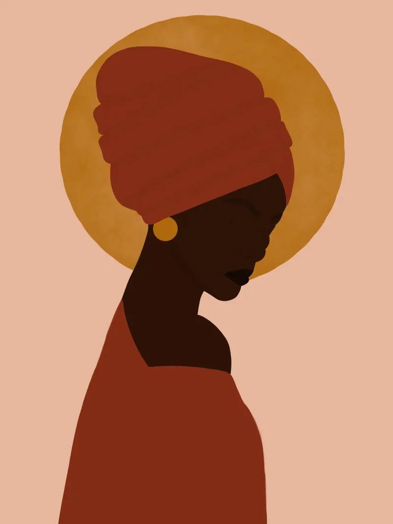 Afro Imana hahnemühle by Mathudace Créas